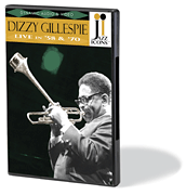 cover DIZZY GILLESPIE LIVE IN 58 AND 70 DVD-P.O.P.